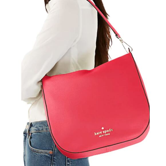 KATE SPADE New York Lexy Shoulder Bag HandBag Pink Watermelon Single Handle NWT - Picture 1 of 16